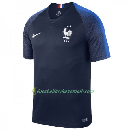 Fußballtrikots WM 2018 Champions Frankreich 2 Star Heimtrikot Kurzarm